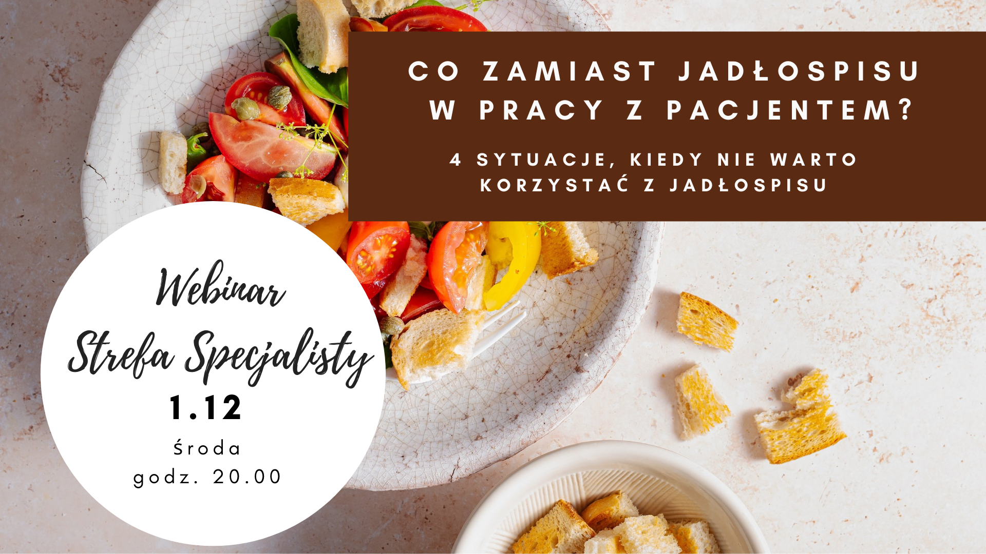 co zamiast jadłospisu